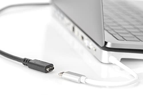 USB Type-C extension cable, type C M/F, 1.5m, 3A, 480MB, Version 2.0, bl DIGITUS