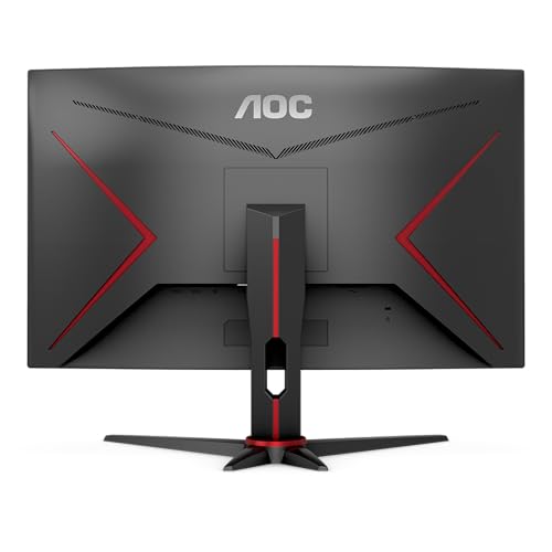 AOC C24G2AE/BK Monitor Curvo 24" VA 165Hz FullHD 1ms Multimediale FreeSync VGA/HDMI/DP - Disponibile in 2-4 giorni lavorativi AOC