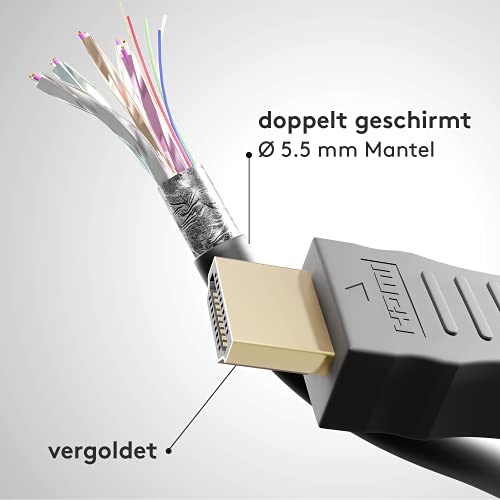 Digitus Cavo HDMI ad alta velocita' 0.5MT Singola schermatura DIGITUS