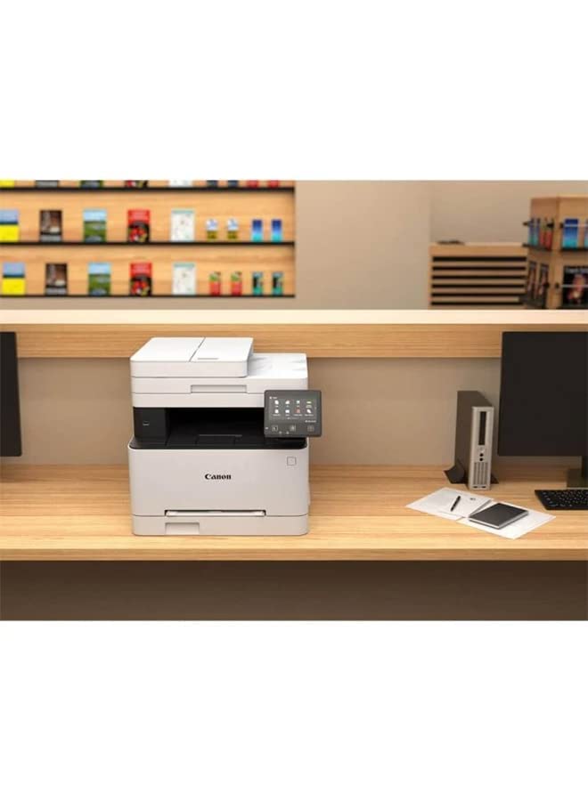 MULTIFUNZIONE CANON LASER COLORI i-Sensys MF657Cdw A4 18ppm 250FF FAX DADF Single Pass DUPLEX LAN USB WiFi LCD 12.7cm - Disponibile in 2-4 giorni lavorativi CANON