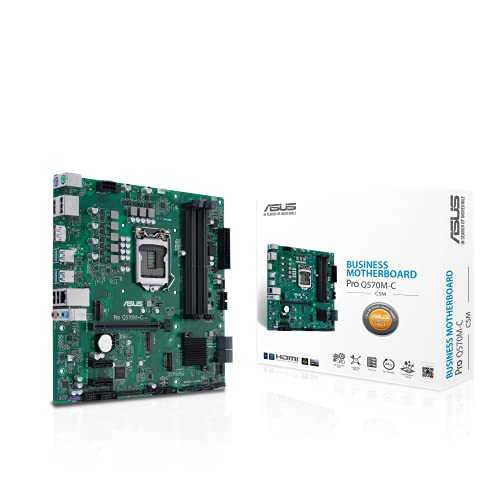 Asus Pro Q570M-C CSM Intel Q570 4*DDR4 2*M.2 6*SataIII sk1200 HDMI/DP mATX - Disponibile in 2-4 giorni lavorativi ASUS