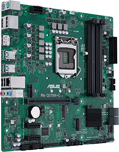 Asus Pro Q570M-C CSM Intel Q570 4*DDR4 2*M.2 6*SataIII sk1200 HDMI/DP mATX - Disponibile in 2-4 giorni lavorativi ASUS