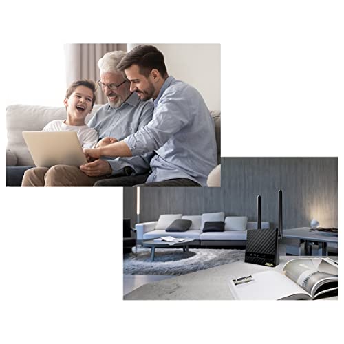 Asus 4G-N16 Router 4G Wireless N 300Mbps Banda singola Nero ASUS