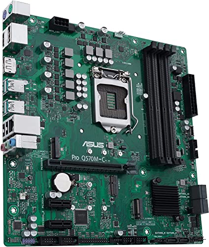 Asus Pro Q570M-C CSM Intel Q570 4*DDR4 2*M.2 6*SataIII sk1200 HDMI/DP mATX - Disponibile in 2-4 giorni lavorativi ASUS