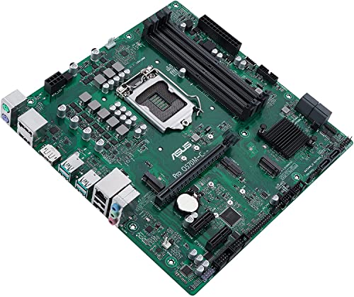 Asus Pro Q570M-C CSM Intel Q570 4*DDR4 2*M.2 6*SataIII sk1200 HDMI/DP mATX - Disponibile in 2-4 giorni lavorativi ASUS