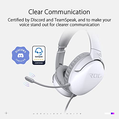 Asus ROG Strix Go Core Cuffie Gaming jack 3.5mm Moonlight White ASUS