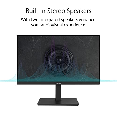 MONITOR ASUS LED 27" Wide VA27ECPSN IPS 0,23 2560x1440 5ms 300cd/m²1000:1 2x2W MM PIVOT Reg.inH HDMI DP USB-C Docking - Disponibile in 2-4 giorni lavorativi ASUS