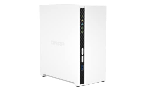 NAS TOWER QNAP TS-233 2xHDD, NOHDD 3.5"/2.5" SATA ARM 2.0GHz QuadCore RAM 2GB 1P GIGA 1P USB 3.2 1P USB 2.0 - Disponibile in 2-4 giorni lavorativi QNAP