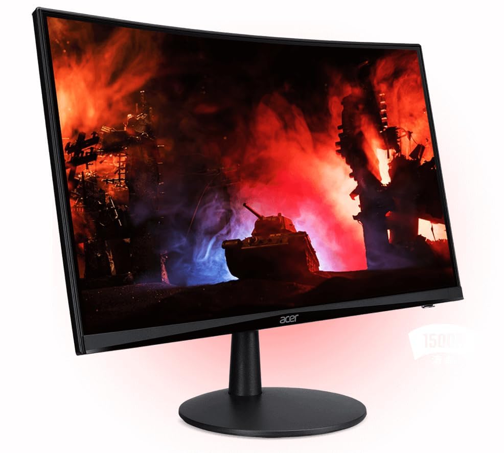 Acer Monitor Nitro ED24 24" VA 180Hz FHD 1ms FreeSync Multimediale 2*HDMI/DisplayPort - Disponibile in 2-4 giorni lavorativi Acer