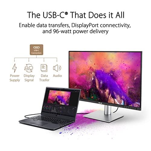 MONITOR ASUS LED 27" PA279CRV IPS 4K UHD 3840 x 2160 60Hz 5ms 350cd/M 3000:1 2X2W 2 X HDMI 2 X DP 4 x USB 3.2 - Disponibile in 2-4 giorni lavorativi ASUS