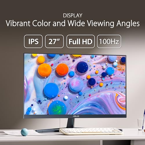 ASUS VU279CFE-B Monitor 27" IPS 100Hz Full HD 5ms HDMI/USB-C Blue - Disponibile in 2-4 giorni lavorativi ASUS