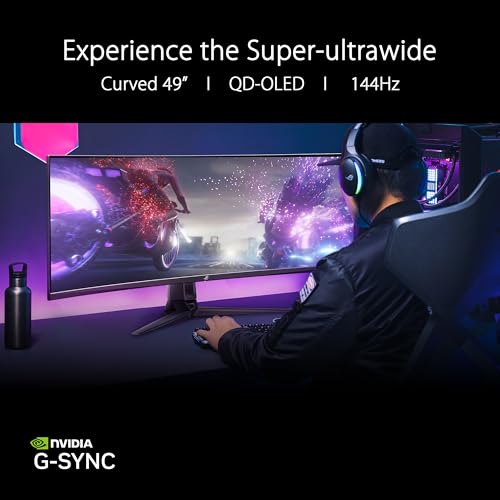 MONITOR ASUS 49" ROG Swift OLED PG49WCD Wide IPS 5120x1440 0.233ms 250cd/m² 100.000.000:1 USB-C - Disponibile in 2-4 giorni lavorativi ASUS