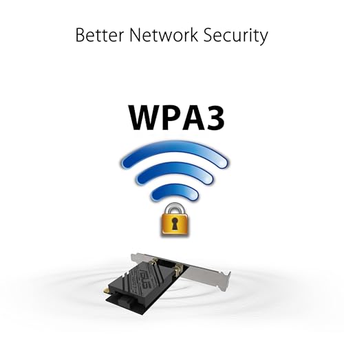 ASUS PCE-BE92BT Scheda di Rete Wi-Fi/Bluetooth Wireless BE Tri-Band 5764Mbps PCI-E - Disponibile in 2-4 giorni lavorativi ASUS