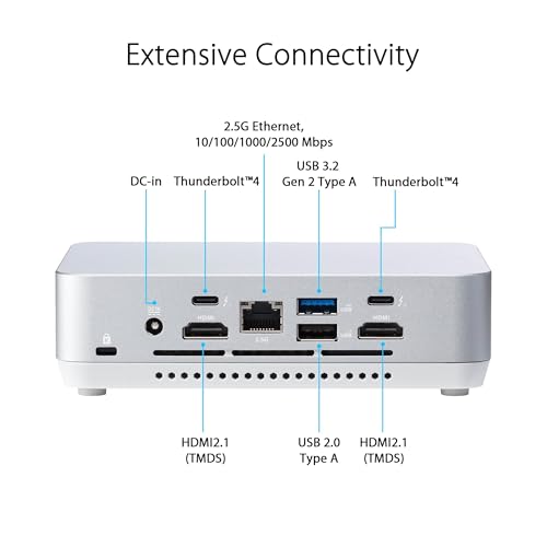 ASUS NUC 14 Pro+ Intel Core Ultra 7 155H Intel Arc Graphics Wi-Fi 6/Bluetooth No OS - PC Barebone ASUS