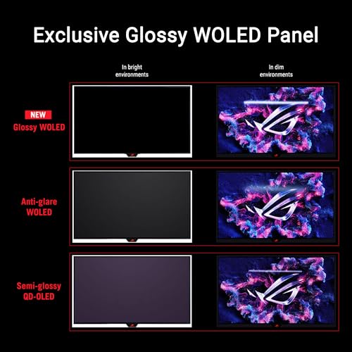Asus ROG Strix OLED XG27AQDMG Monitor 26,5" WOLED 240Hz QHD 0.03ms Pivot Hub USB 2*HDMI/DisplayPort - Disponibile in 2-4 giorni lavorativi ASUS
