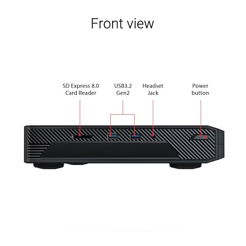 ASUS ROG NUC 14 Performance Intel Core Ultra 7 155H GeForce RTX 4060 Wi-Fi 6/Bluetooth No OS - PC Barebone ASUS