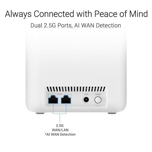 ASUS ZenWiFi BD4 Router Mesh Wireless 7 2882Mbps Dual band Bianco - 1 Pack ASUS