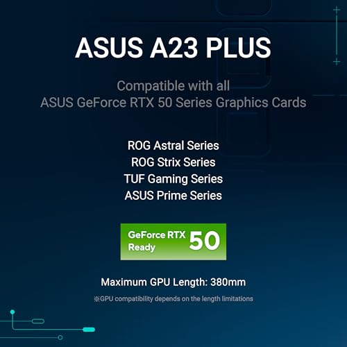 ASUS A23 Plus TG Mini Tower No-Power Vetro Temperato minITX/mATX ASUS