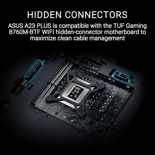 ASUS A23 Plus TG Mini Tower No-Power Vetro Temperato minITX/mATX ASUS
