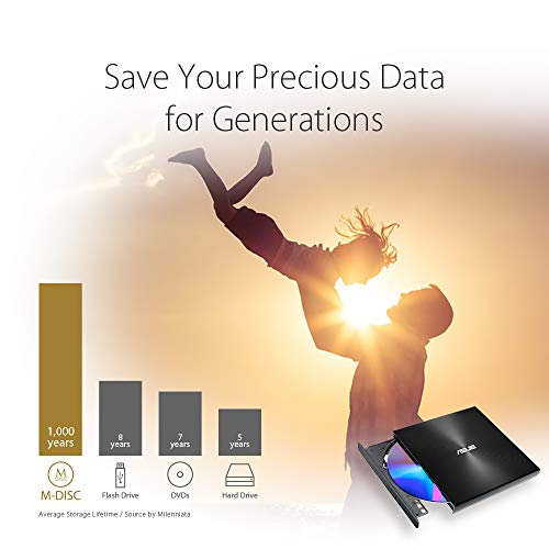 Asus ZenDrive U9M Masterizzatore Slim USB Nero - Disponibile in 2-4 giorni lavorativi ASUS