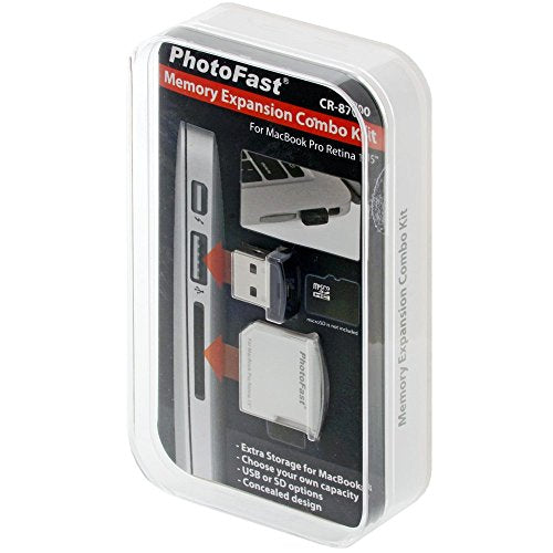 Photofast CR8700 MBPR15 Kit adattatore per espansione memoria per Macbook Retina 15" (2012) Photofast