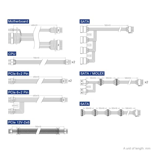 FSP Hydro PTM PRO 1650W Modulare 80+ Platinum PFC Attivo ATX 3.1 - Disponibile in 2-4 giorni lavorativi FSP Fortron
