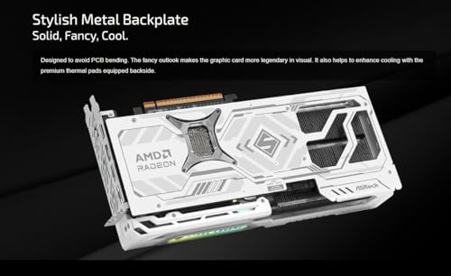 ASRock Radeon RX 9070 XT Steel Legend White 16GB GDDR6 HDMI/3*DisplayPort PCi Ex 5.0 16x - Disponibile in 2-4 giorni lavorativi AsRock