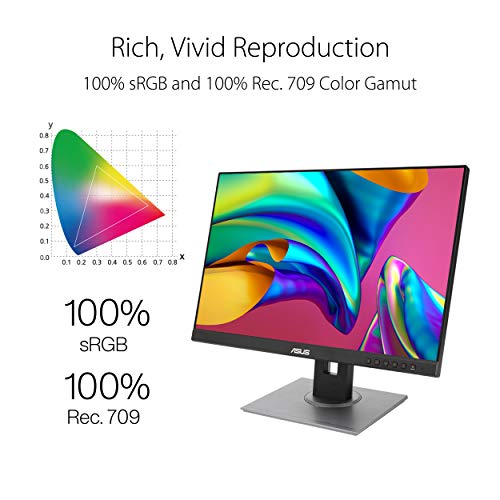 Asus PA248QV 24.1" 75Hz IPS WUXGA 5ms A-Sync Multimediale VGA/HDMI/DP - Disponibile in 2-4 giorni lavorativi ASUS