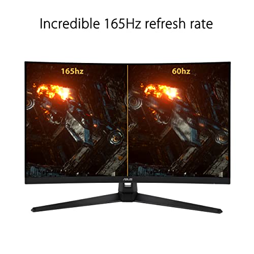 Asus TUF Gaming VG32VQ1BR Monitor Curvo 31.5" VA 165Hz QHD 1ms Multimediale 2*HDMI/DisplayPort - Disponibile in 2-4 giorni lavorativi ASUS