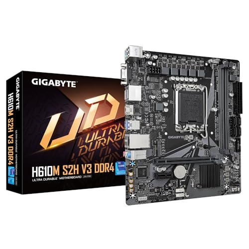 Gigabyte GA-H610M S2H DDR4 V3 Scheda Madre Socket Intel LGA 1700 GameSIDE&Tech