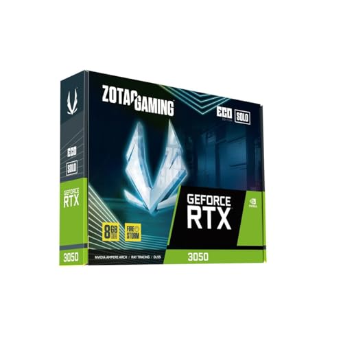 Zotac GeForce RTX 3050 Gaming Eco Solo 8GB GDDR6 HDMI/3*DisplayPort PCI Ex. 4.0 16x - Disponibile in 2-4 giorni lavorativi ZOTAC