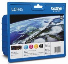 INK BROTHER LC-985VALBP Blister 4C x DCP-J515W DCP-J125 DCP-J315W DCP-J410W MFC-J220 MFC-J265W MFC-J410 - Disponibile in 2-4 giorni lavorativi BROTHER