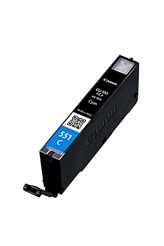 INK CANON CLI-551C Ciano 7ML X PIXMA IP7250 MG6350 MG5450 MG5550 MG6450 MG7150 IX6850 IP8750 MX725 MX925 - Disponibile in 2-4 giorni lavorativi CANON