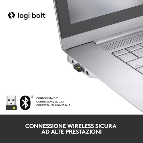 Logitech Signature M650 for Business Mouse Ottico 4000DPI 5 Tasti Wireless/Bluetooth Off-White LOGITECH