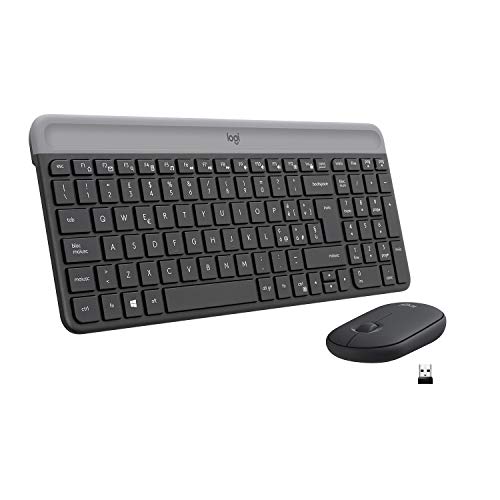 Logitech MK470 Slim Kit Tastiera Mouse  Wireless Layout IT LOGITECH