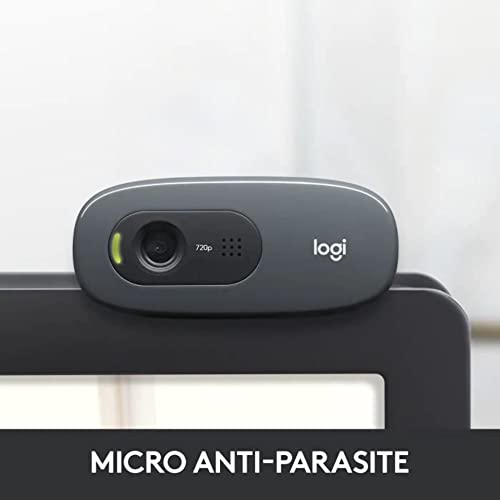 WEBCAM LOGITECH C270 HD 30fps Microfono incorporato, USB - 960-001063 - Disponibile in 2-4 giorni lavorativi LOGITECH