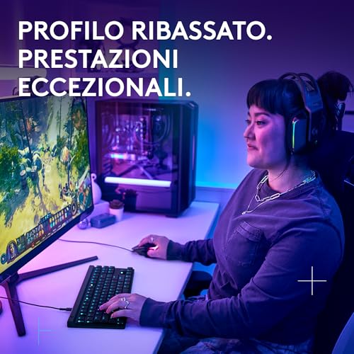 Logitech G G515 TKL RGB Tastiera Meccanica Switch GL USB Layout US LOGITECH
