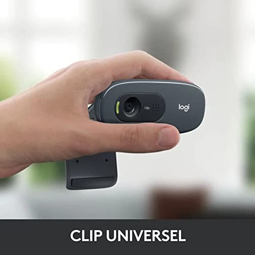 WEBCAM LOGITECH C270 HD 30fps Microfono incorporato, USB - 960-001063 - Disponibile in 2-4 giorni lavorativi LOGITECH