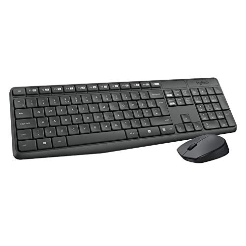 Kit Tastiera Mouse Wireless Logitech MK235 Nero Layout Italiano GameSIDE&Tech