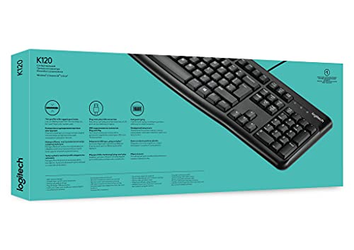 Logitech K120 tastiera USB LAYOUT USA LOGITECH