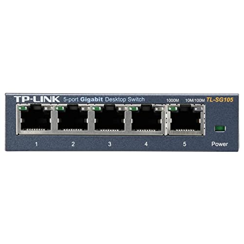 Switch Ethernet 5 Porte RJ45 10/100/1000 Mbps TP-Link TL-SG105 GameSIDE&Tech