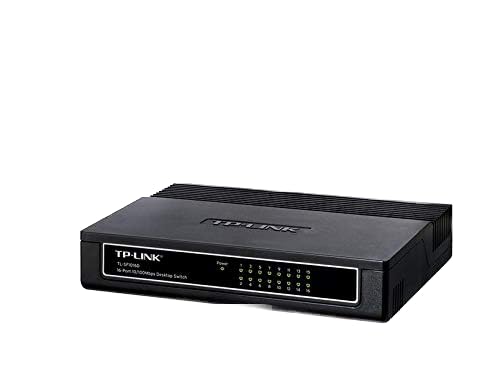 Switch Ethernet 16 Porte RJ45 10/100 Mbps TP-Link TL-SF1016D GameSIDE&Tech