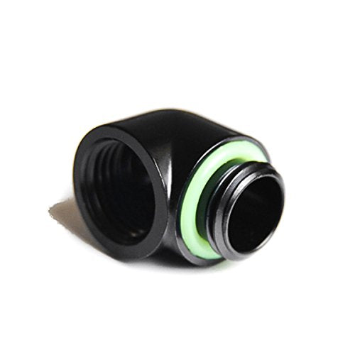 Barrow TDWT90-B01 Raccordo 90 G1/4  M/F Nero - Disponibile in 2-4 giorni lavorativi Barrow