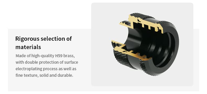 Barrow TYKN-K16 Connettore Fitting Dritto Tubo Rigido 16mm Nero - Disponibile in 2-4 giorni lavorativi Barrow