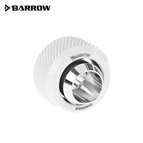 Barrow TFHRKN38B Connettore Compression Dritto G1/4 Tubo Morbido 9.5/12.7mm Bianco - Disponibile in 2-4 giorni lavorativi Barrow