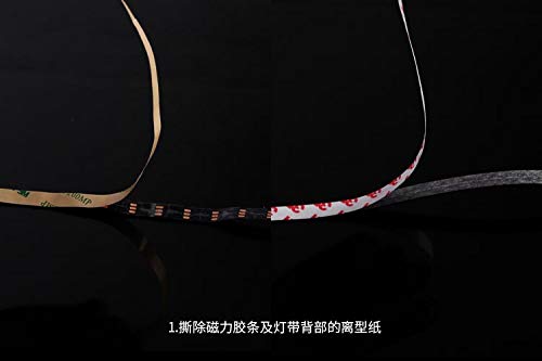 Barrow CJT-100 Striscia Adesiva con lato Magnetico 100cm 1 pezzo Barrow