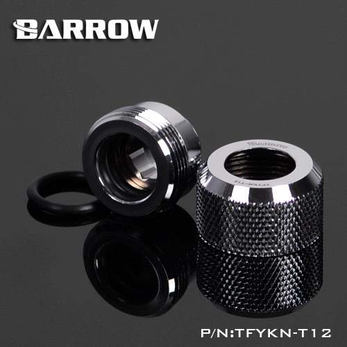 Barrow TFYKN-T12 Connettore Fitting Dritto Tubo Rigido 12mm Argento - Disponibile in 2-4 giorni lavorativi Barrow