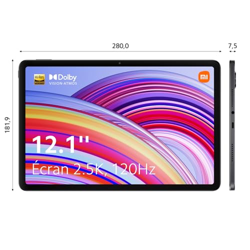 Xiaomi Redmi Pad Pro Qualcomm Snapdragon 7s Gen 2 128GB 12,1" Wi-Fi Xiaomi HyperOS Graphite Gray - Disponibile in 2-4 giorni lavorativi Xiaomi