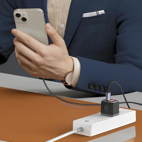 Orico GQA15 Cavo USB Type-A/Type-C 5A 1m Nero/Grigio - Disponibile in 2-4 giorni lavorativi Orico