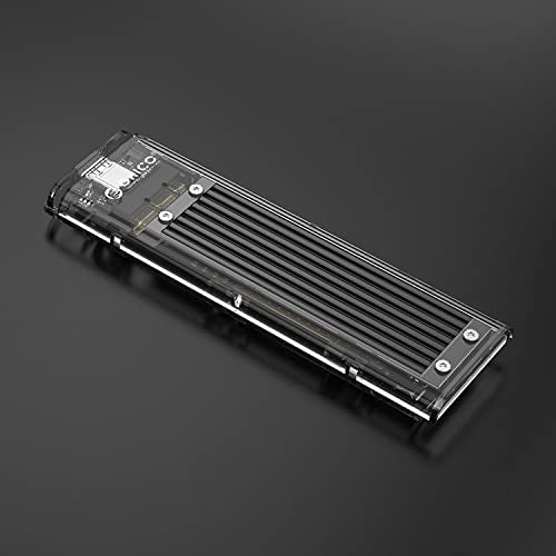 Orico TCM2-C3 Box Esterno SSD Enclosure M.2 NVME USB Type-C - Trasparente-Nero - Disponibile in 2-4 giorni lavorativi Orico